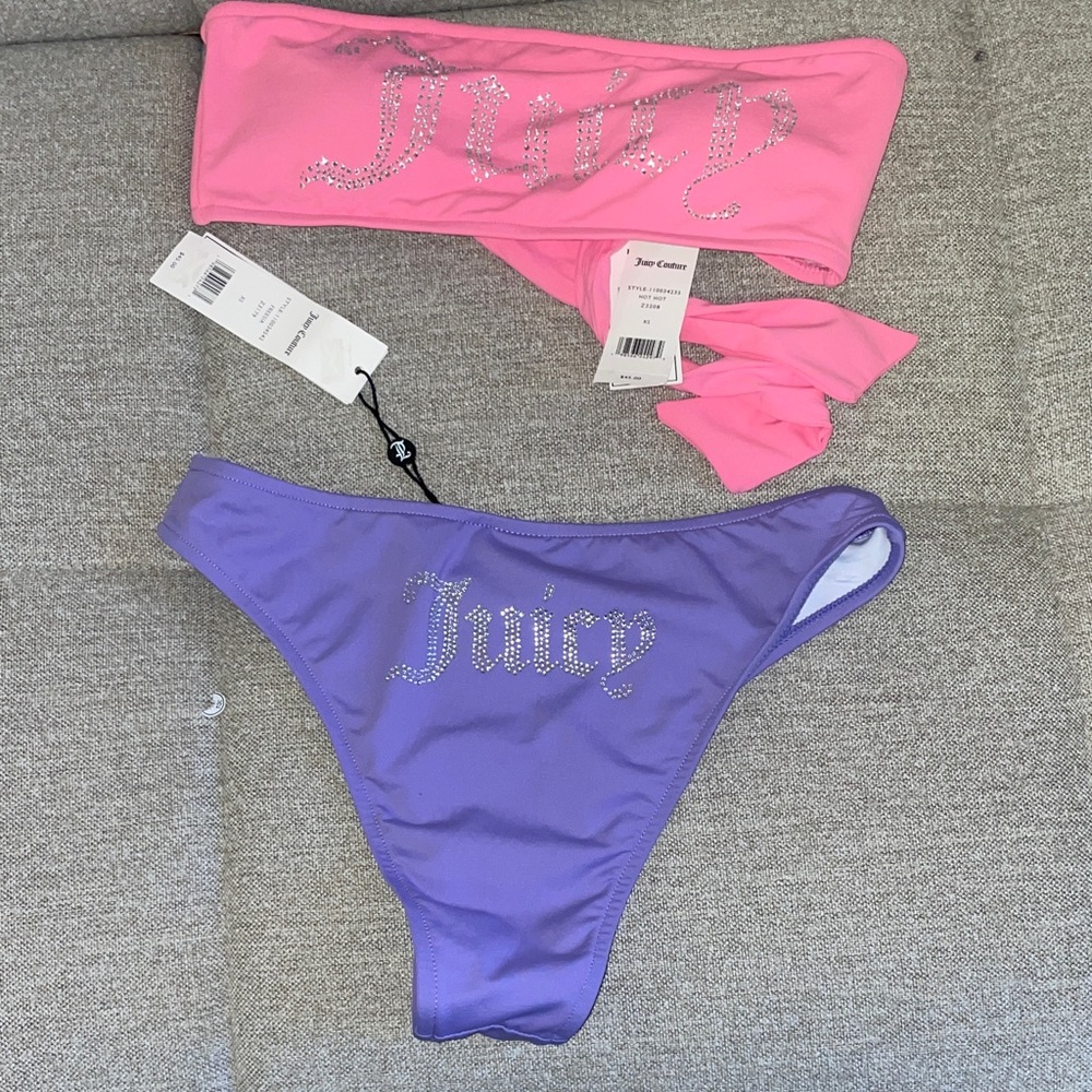 Juicy Couture Women's Bling two piece swim